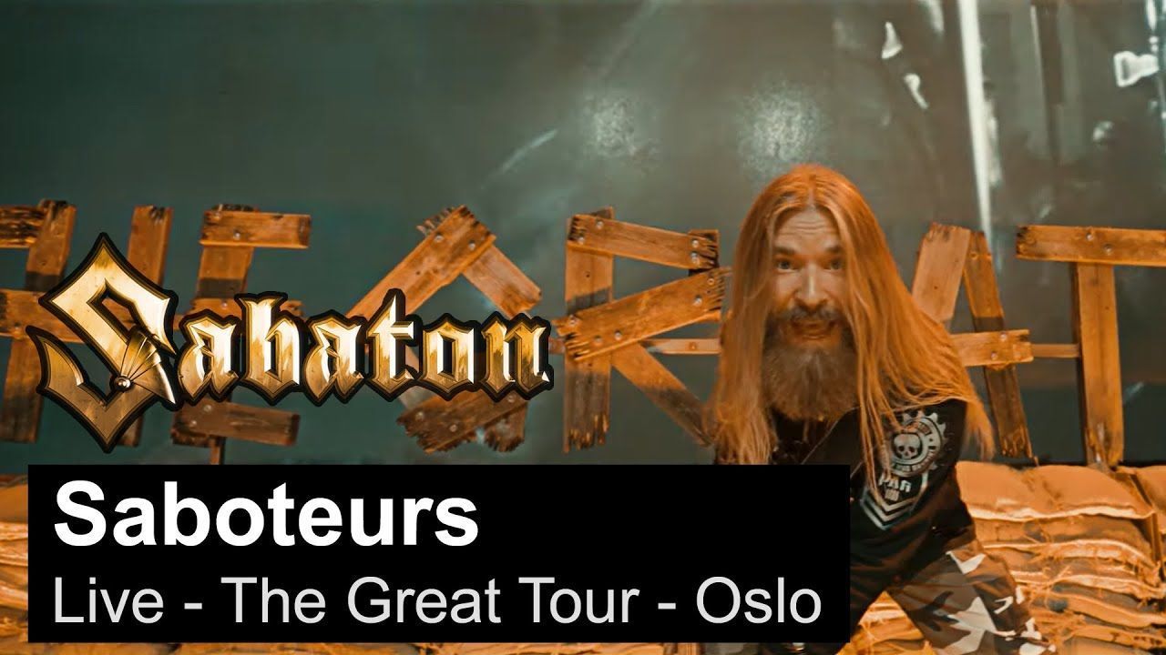 Sabaton - Saboteurs (Live at Oslo 2020)