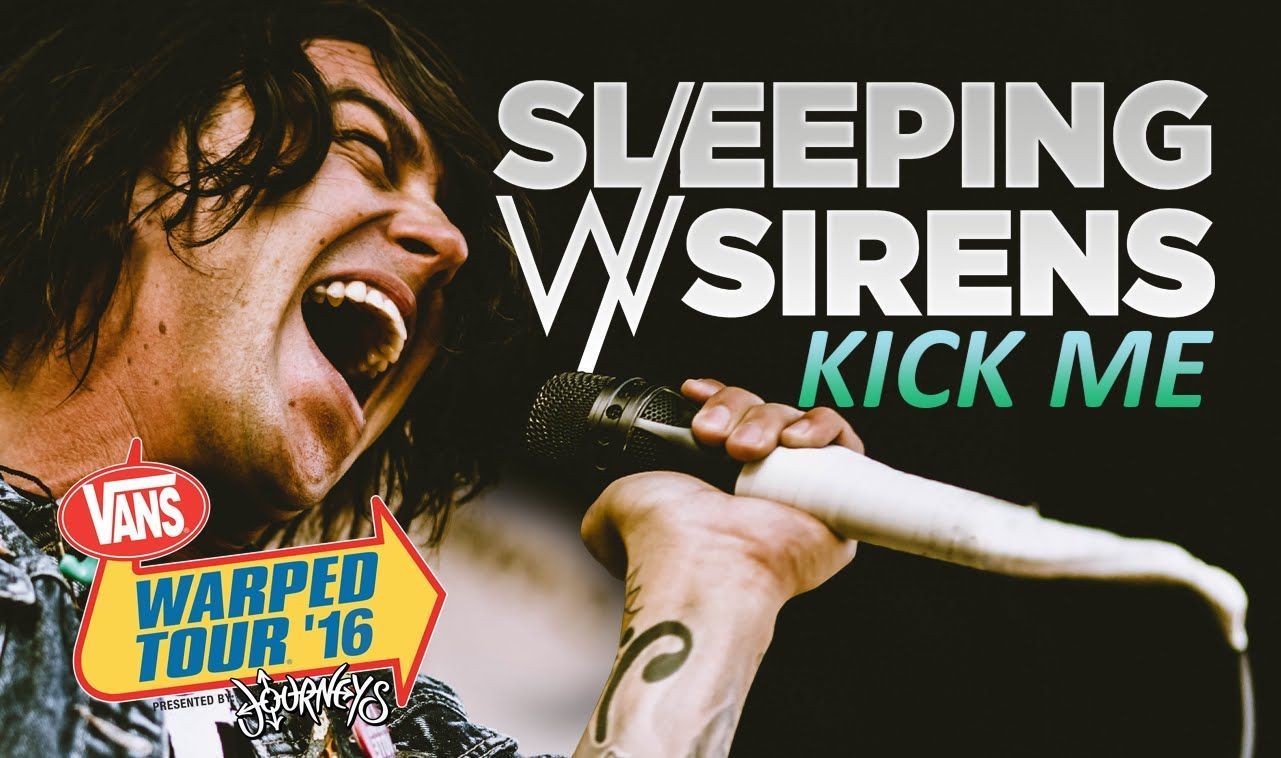 Sleeping With Sirens - "Kick Me" LIVE! Vans Warped Tour 2016