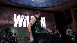 Wilson "College Gangbang" Shiprocked Cruise 2014, NCL Pearl 1/27/14 live concert