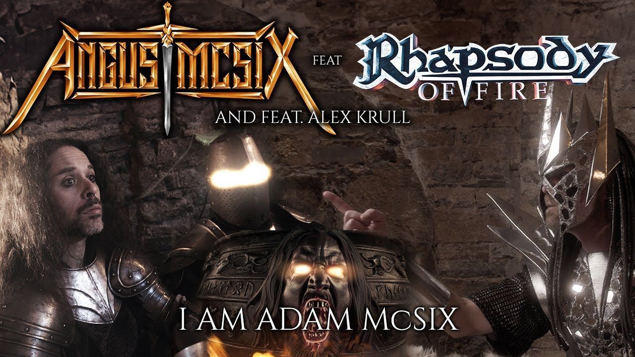 Angus Mcsix feat. Rhapsody of Fire & Alex Krull - I am Adam McSix (Official)