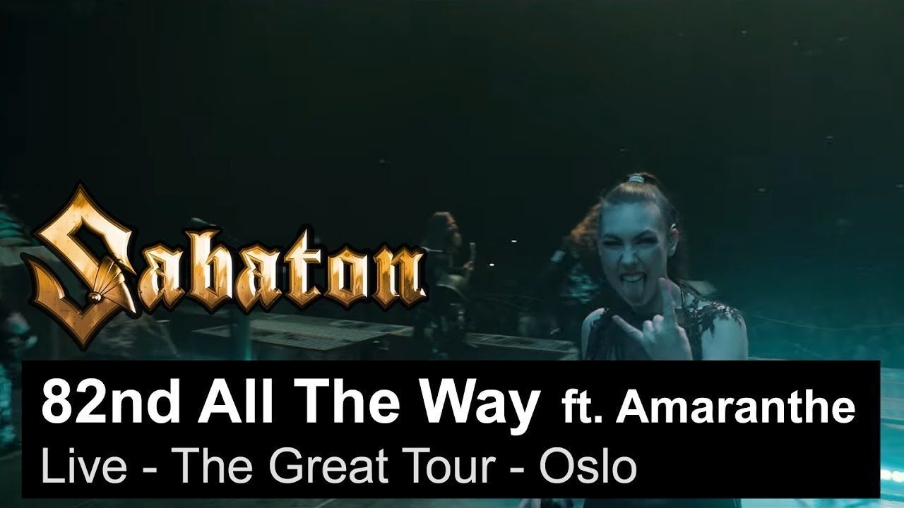 Sabaton ft. Amaranthe - 82nd All The Way (Live at Oslo 2020)