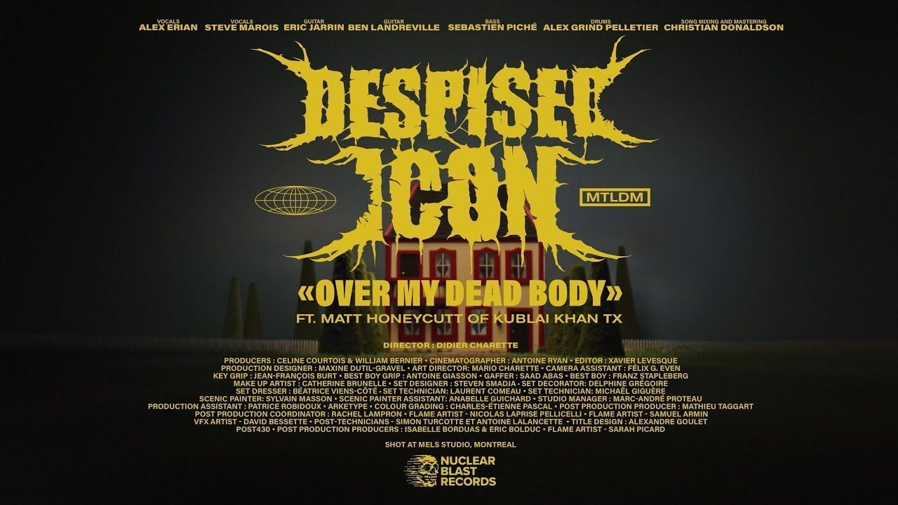 Despised Icon ft. Matt Honeycutt - Over My Dead Body (Official)