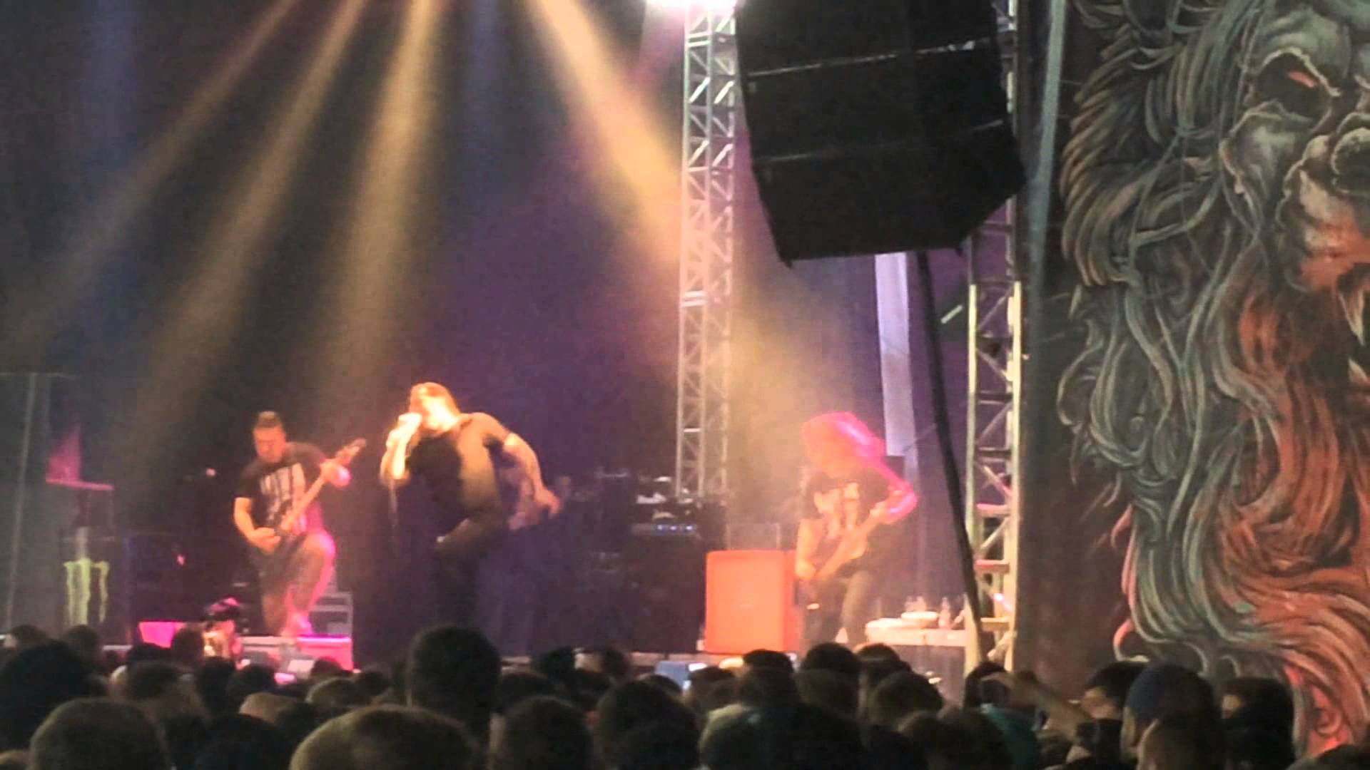 Thy Art Is Murder live Impericon Festival 2015 Leipzig