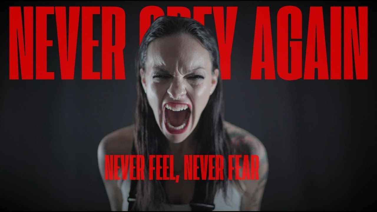 Never Obey Again - Never Feel, Never Fear (Official)