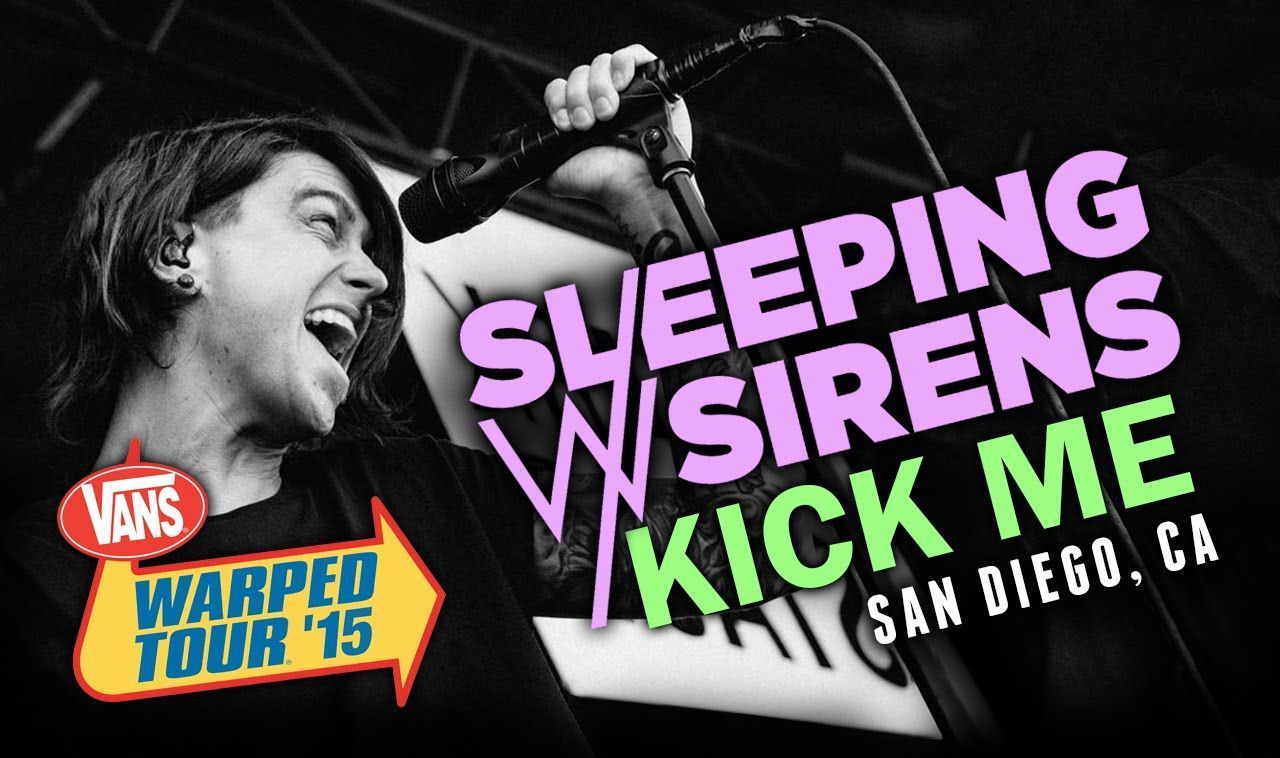 Sleeping With Sirens - "Kick Me" LIVE! Vans Warped Tour 2015