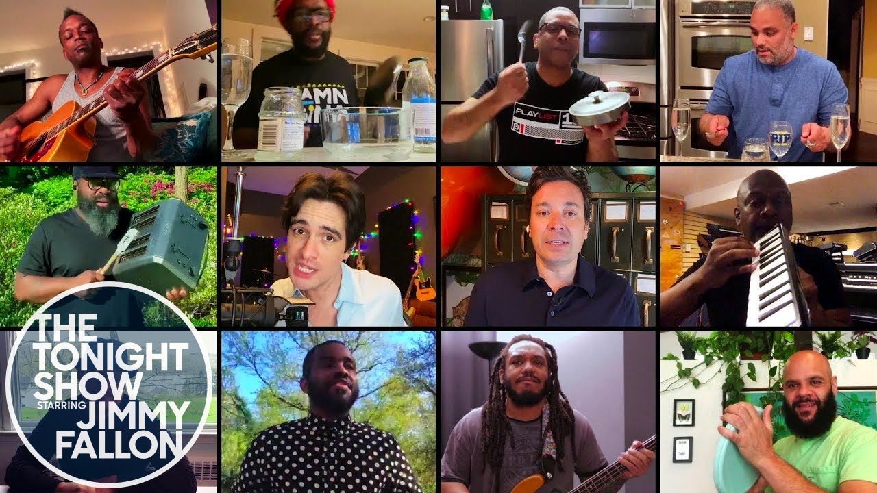 Brendon Urie, Jimmy Fallon & The Roots Remix - Under Pressure (At-Home Cover)