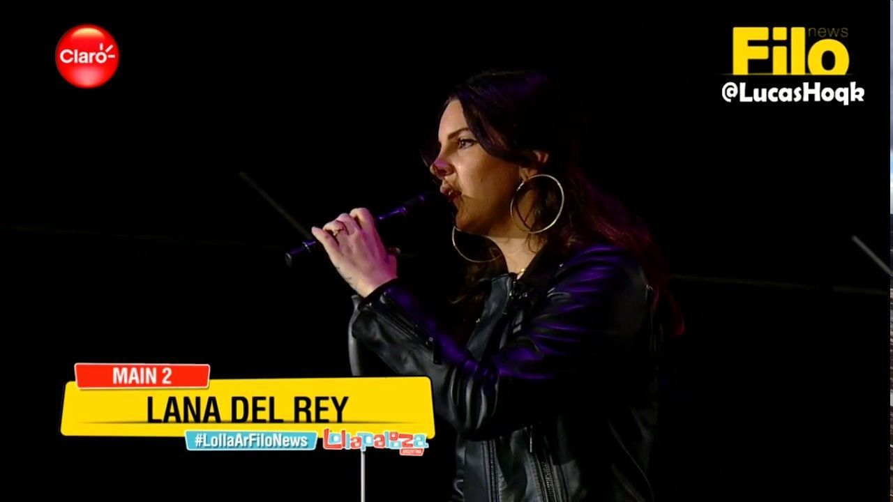 Lana Del Rey - live Lollapalooza Argentina 2018
