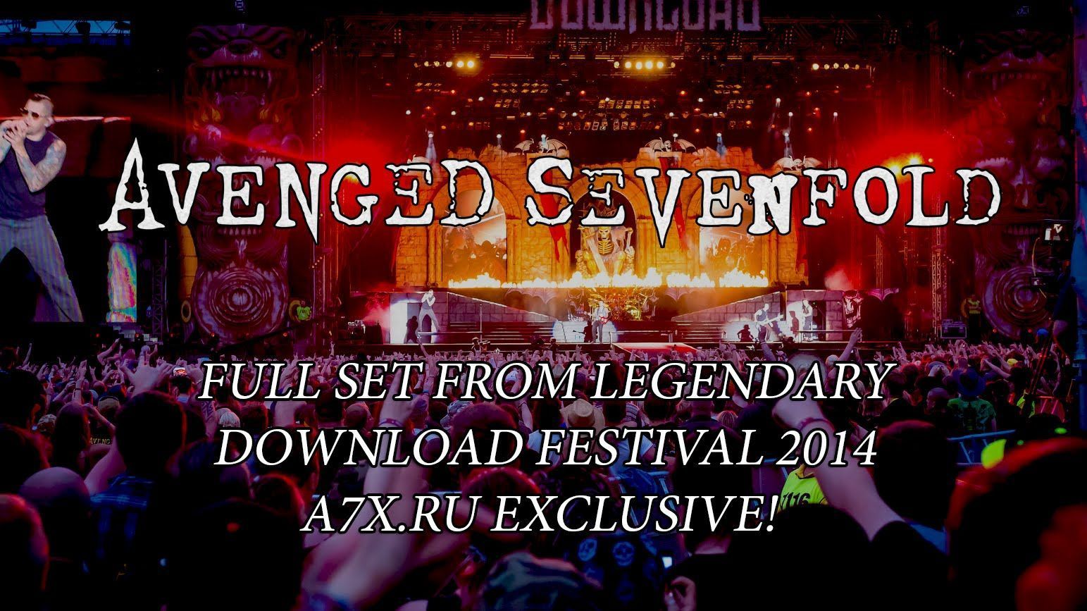 Avenged Sevenfold Download Festival 2014 | FULL SET | HD